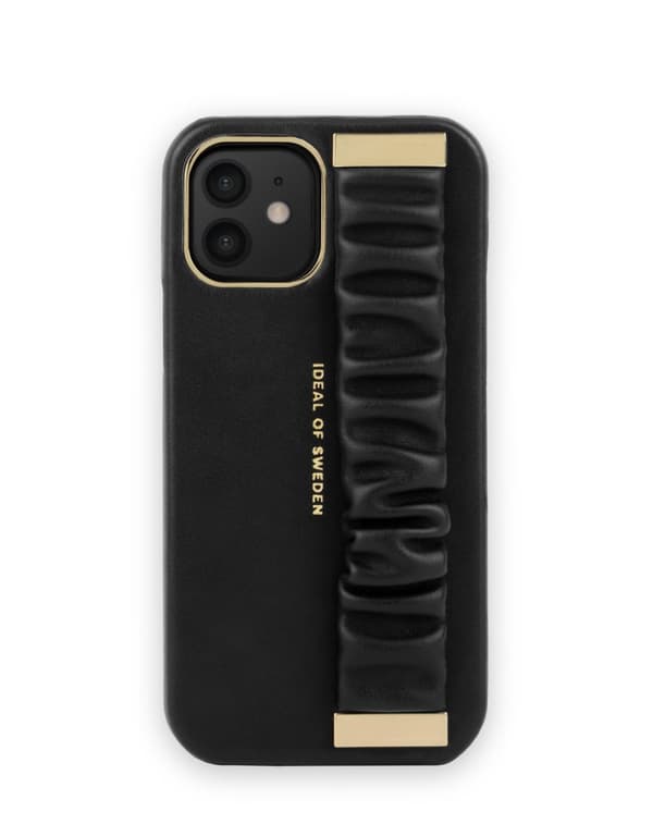 Statement Case iPhone 12 / 12 Pro Ruffle Noir Top Handle