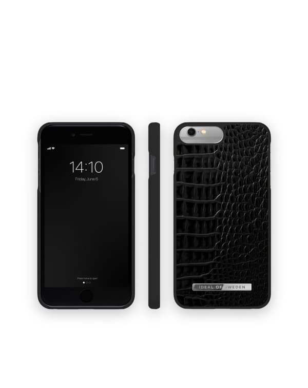 Atelier Case iPhone 8 / 7 / 6 / 6S Plus Neo Noir Croco Silver