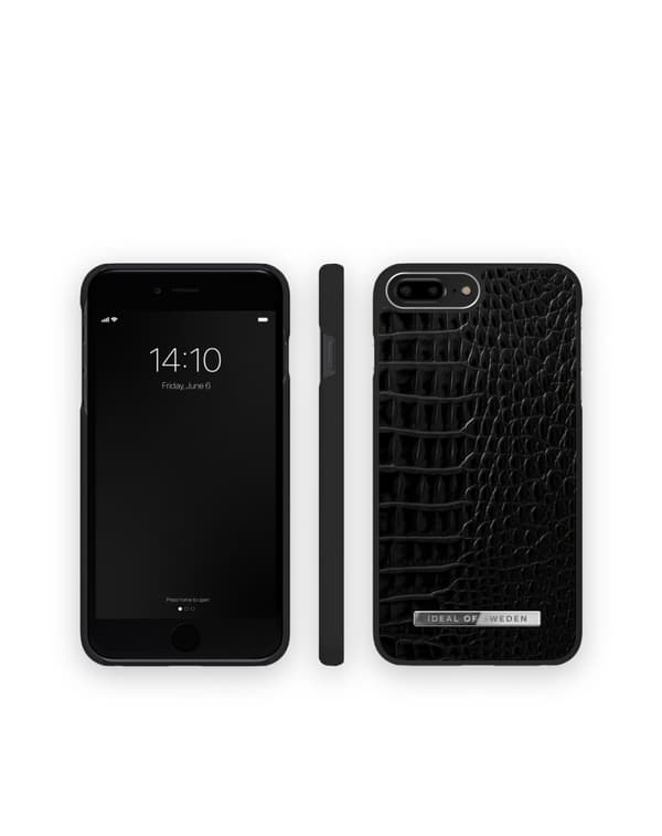 Atelier Case iPhone 8 / 7 / 6 / 6S Plus Neo Noir Croco Silver