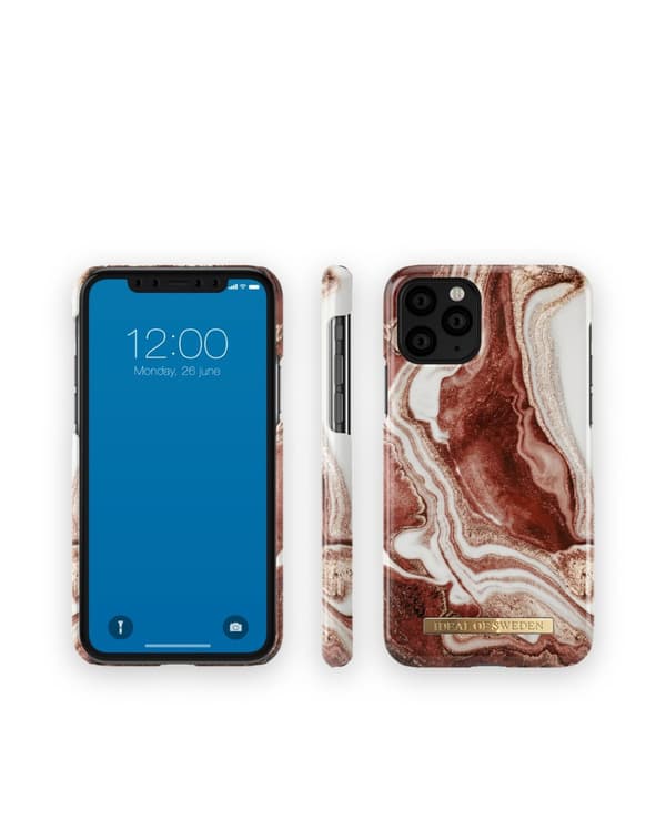 Printed Case iPhone 11 Pro / XS / X GGolden Rusty Marble