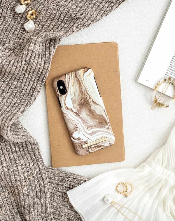Printed Case Galaxy S20 Golden Sand Marble