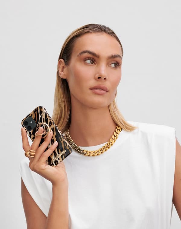 Printed Case iPhone 12 / 12 Pro Iconic Leopard