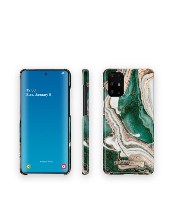 Printed Case Galaxy S20 Golden Jade Marble