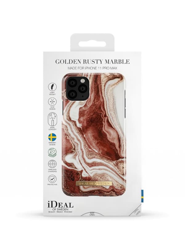 Printed Case iPhone 11 Pro Max / XS Max Golden Rusty Marble