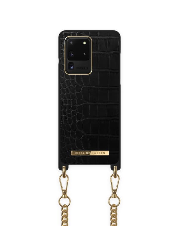 Necklace Case Galaxy S20 Ultra Jet Black Croco