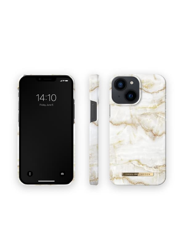 Printed Case iPhone 13 Mini Golden Pearl Marble