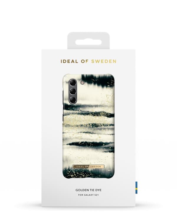 Printed Case Galaxy S21 Golden Tie Dye