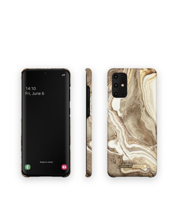 Printed Case Galaxy S20 Plus Golden Sand Marble