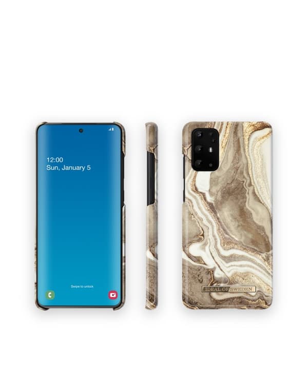 Printed Case Galaxy S20 Plus Golden Sand Marble
