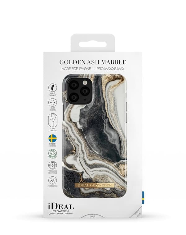 Printed Case iPhone 11 Pro Max / XS Max Golden Ash Marble