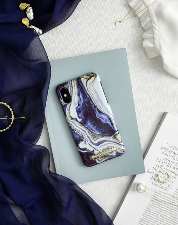 Printed Case iPhone 11 Pro Max / XS Max Golden Indigo Marble
