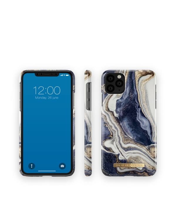 Printed Case iPhone 11 Pro Max / XS Max Golden Indigo Marble