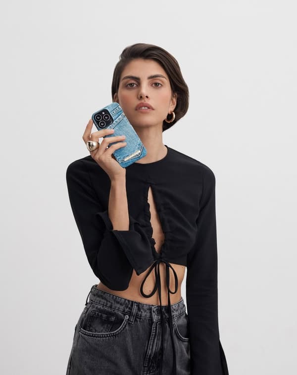 Printed Case iPhone 12 Pro Max Denim Bliss