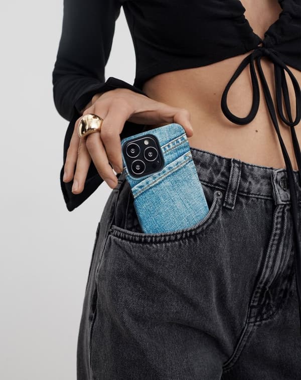 Printed Case iPhone 12 Pro Max Denim Bliss