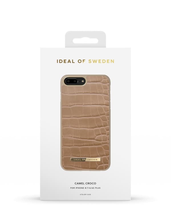 Atelier Case iPhone 8 / 7 / 6 / 6S Plus Camel Croco