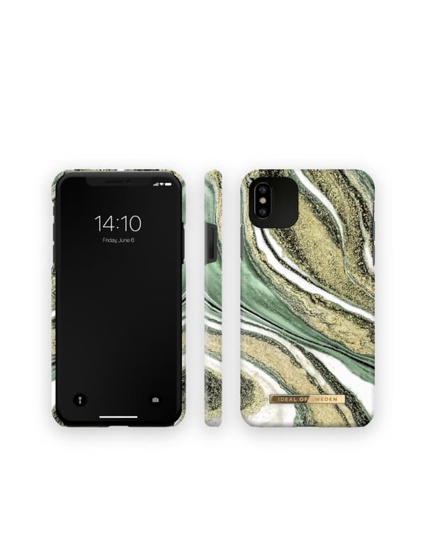 Printed Case iPhone 11 Pro Max / XS Max Cosmic Green Swirl