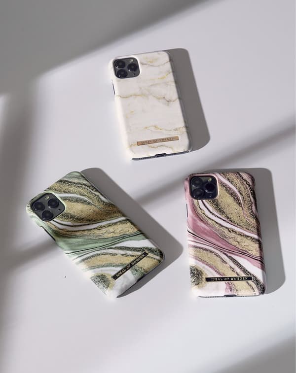 Printed Case Galaxy S20 Cosmic Green Swirl