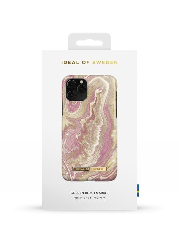 Printed Case iPhone 11 Pro / XS / X Golden Blush Marble