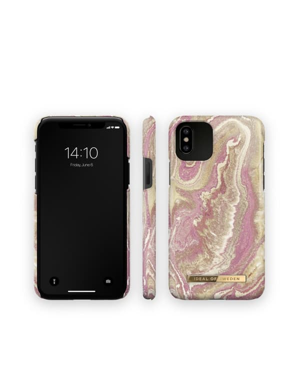 Printed Case iPhone 11 Pro / XS / X Golden Blush Marble