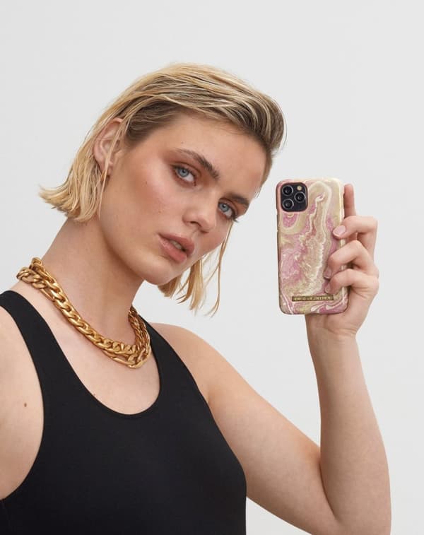 Printed Case iPhone 11 Pro / XS / X Golden Blush Marble