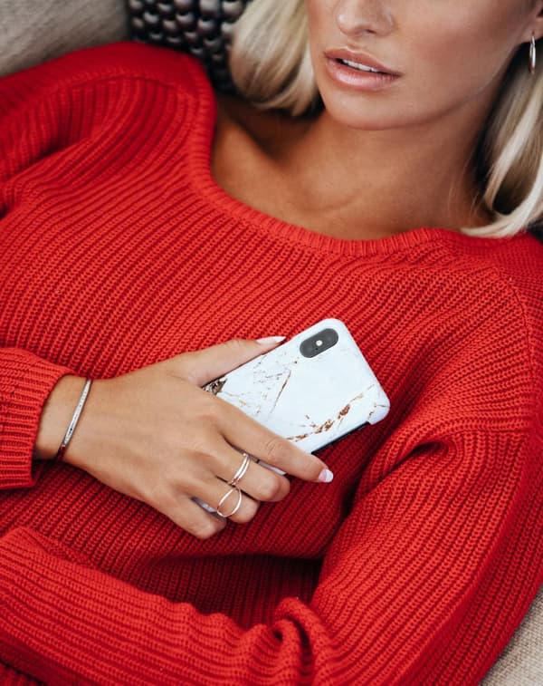 Printed Case Galaxy S9 Carrara Gold
