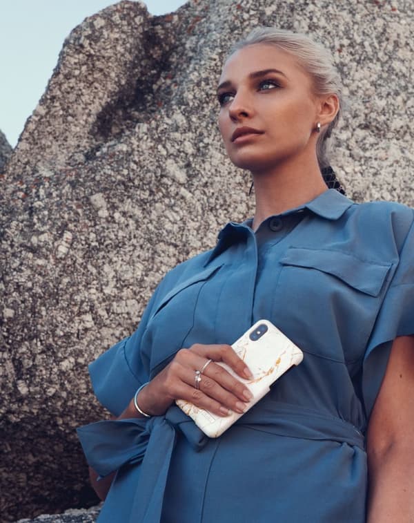 Printed Case Galaxy S9 Carrara Gold