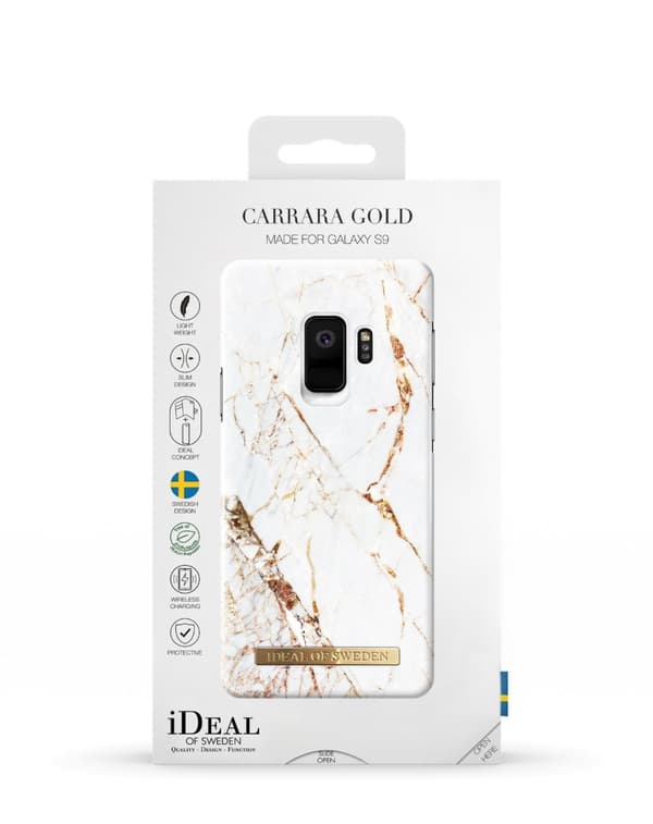 Printed Case Galaxy S9 Carrara Gold