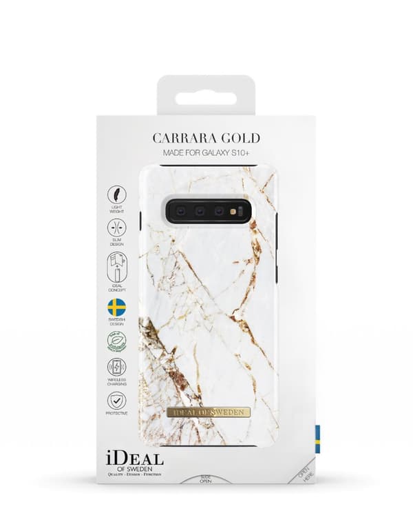 Printed Case Galaxy S10 Plus Carrara Gold