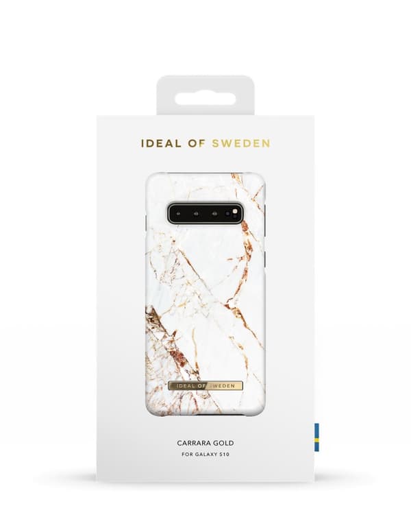 Printed Case Galaxy S10 Carrara Gold