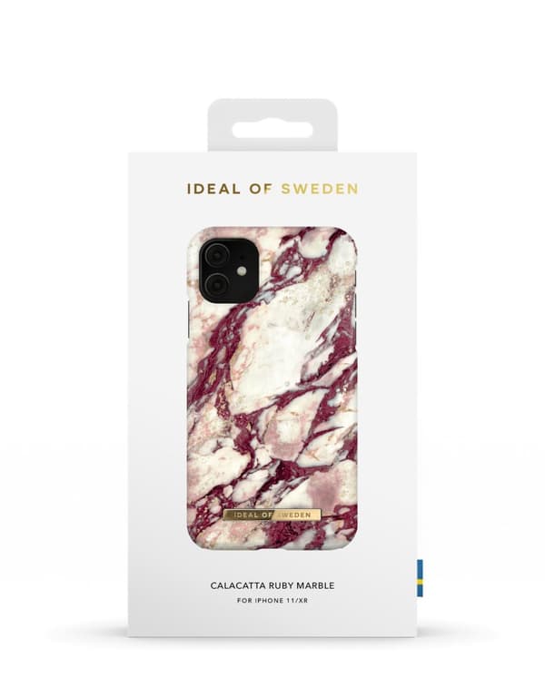 Printed Case iPhone 11 / XR Calacatta Ruby Marble