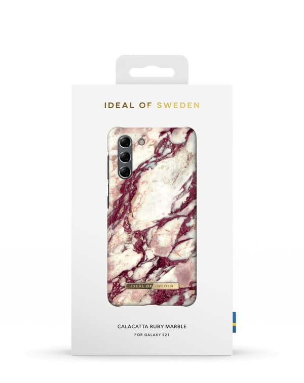 Printed Case Galaxy S21 Calacatta Ruby Marble