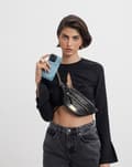 Miniatyrbild 4 av 6: Printed Case iPhone 13 Pro Denim Bliss