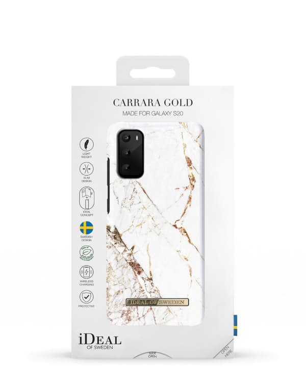 Printed Case Galaxy S20 Carrara Gold