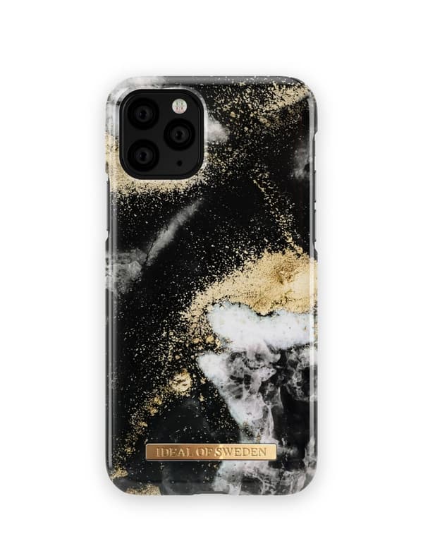 Printed Case iPhone 11 Pro / XS / X Black Galaxy Marble