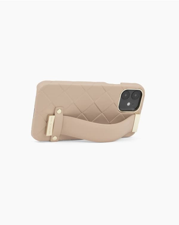 Statement Case iPhone 12 / 12 Pro Braided Light Camel