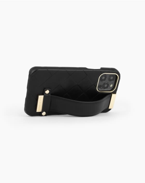 Statement Case iPhone 12 / 12 Pro Braided Smooth Noir