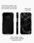Pikkukuva 7 / 8: Printed Case iPhone 13 Mini Black Thunder Marble