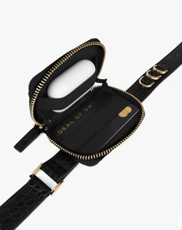 Atelier Necklace iPhone 13 Mini Black Croco