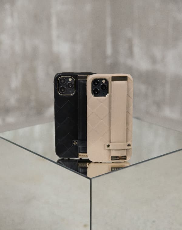 Statement Case iPhone 12 Pro Max Braided Light Camel