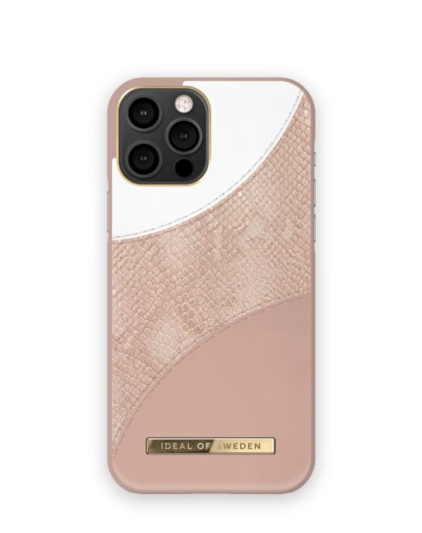 Atelier Case iPhone 12 / 12 Pro Blush Pink Snake