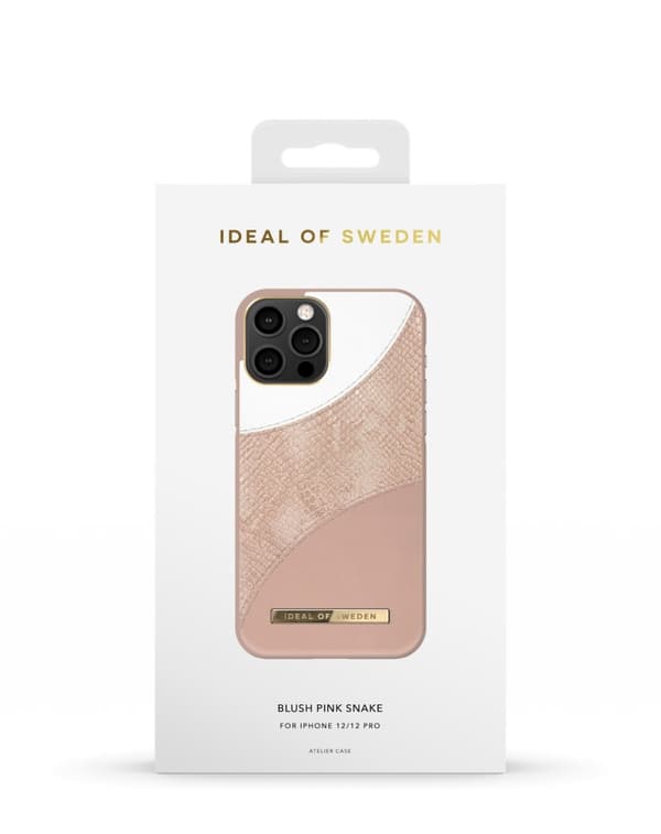 Atelier Case iPhone 12 / 12 Pro Blush Pink Snake