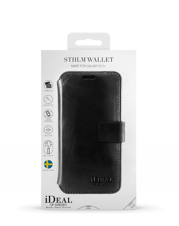STHLM Wallet Galaxy S10 Plus Black
