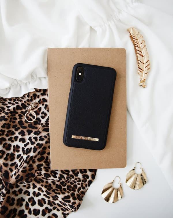 Saffiano Case iPhone 11 Pro / XS / X Black