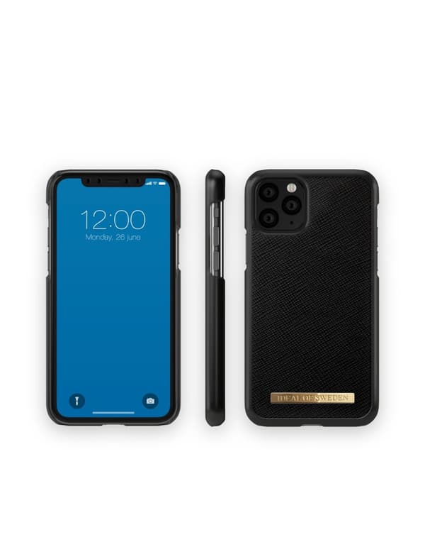 Saffiano Case iPhone 11 Pro / XS / X Black