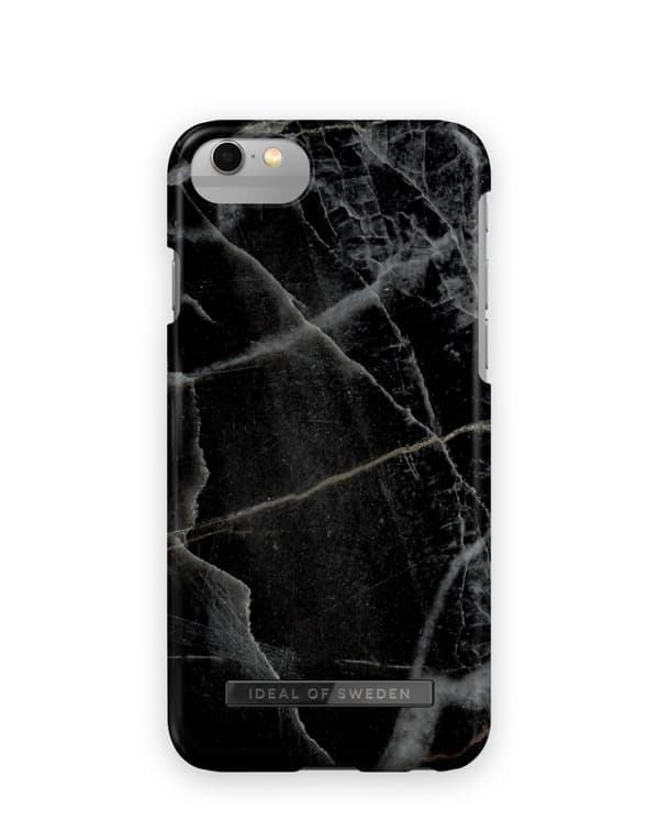 Printed Case iPhone 8 / 7 / 6 / 6S / SE Black Thunder Marble