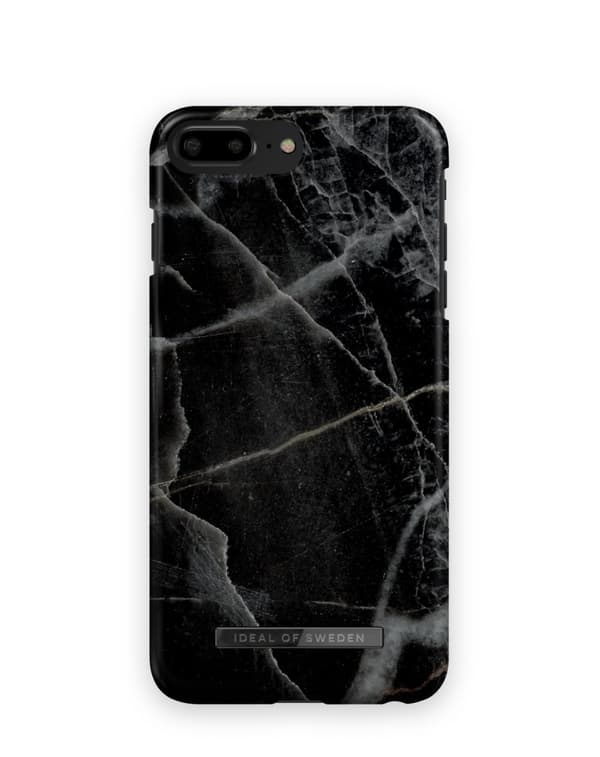 Printed Case iPhone 8 / 7 / 6 / 6S Plus Black Thunder Marble