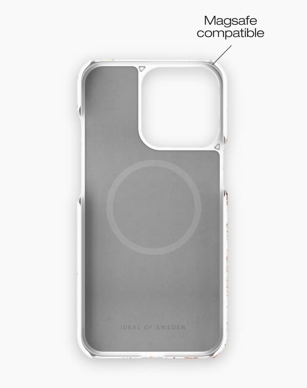 Printed Case MagSafe 13 Pro Cararra Gold