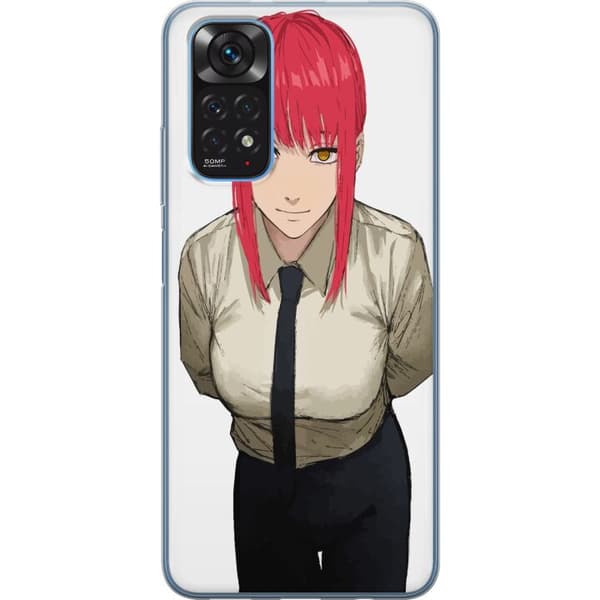 Xiaomi Redmi Note 11S Genomskinligt Skal Makima Chainsaw Man