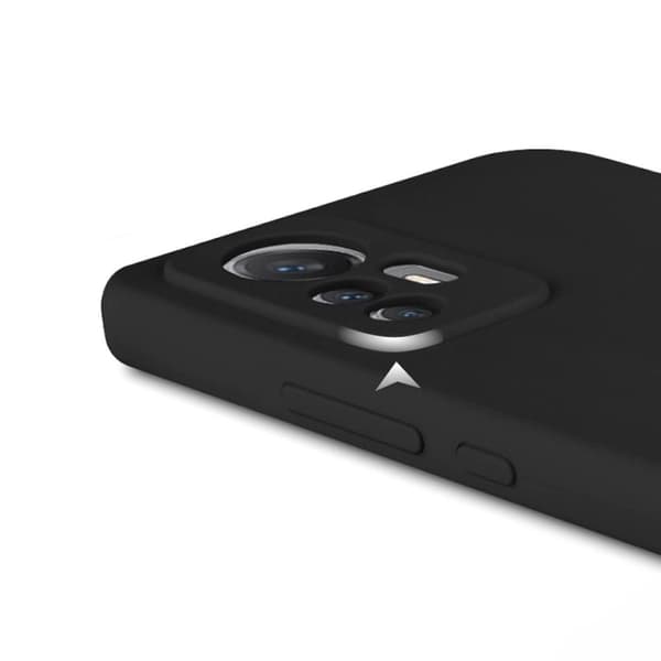 Xiaomi 12 Lite Silikonskal - Svart