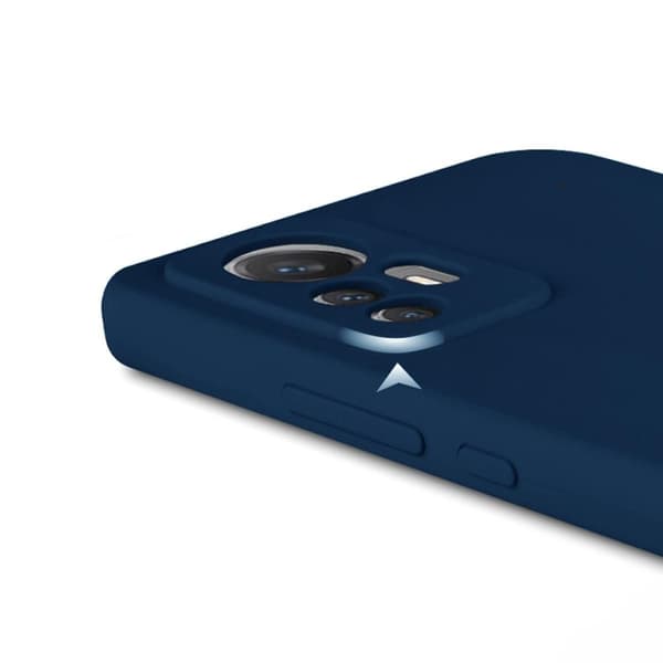 Xiaomi 12 Lite Silikonskal - Mörkblå